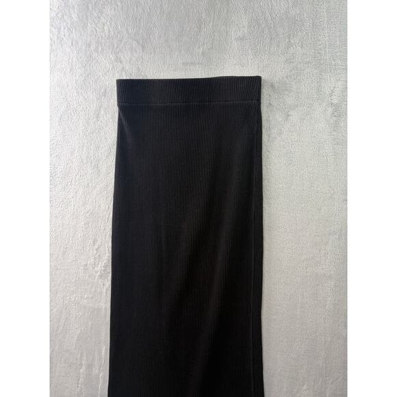 Vince Ribbed Slim Skirt – Black – Size S (Ankle Length) - Picture 6 of 6
